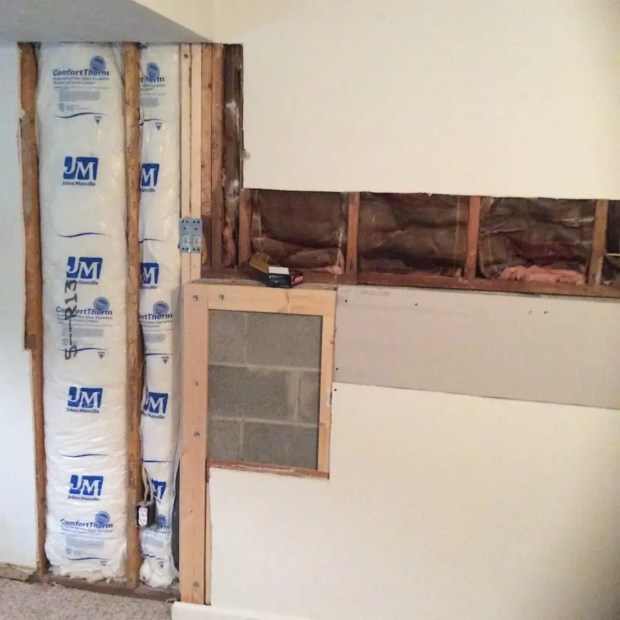 Wall insulation replacement during Odor Removal & Deodorization in Weatherford